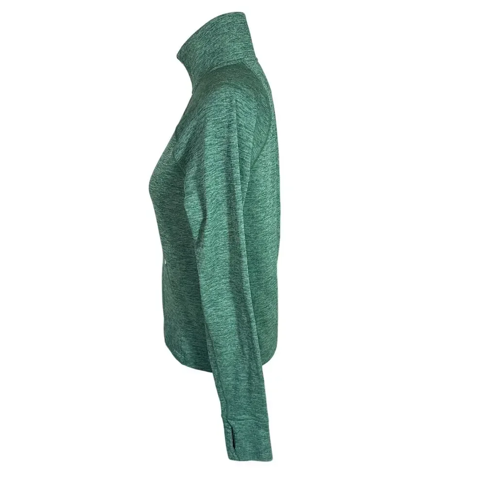 Outdoor Voices Green Quarter Zip Sweater Size Small